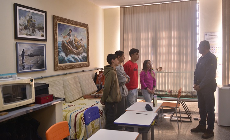 Presidente falou aos alunos sobre a importância da continuidade dos estudos