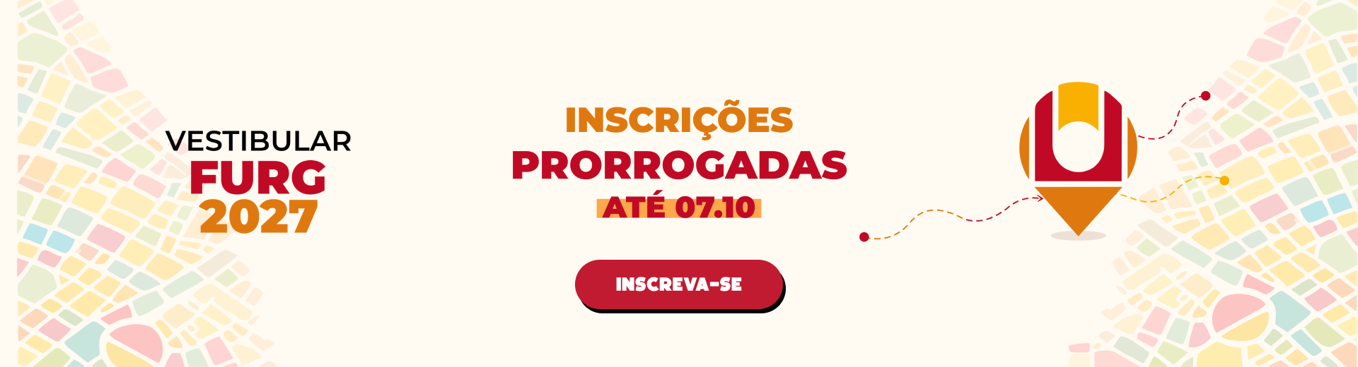 Inscrições prorrogadas vestibular furg