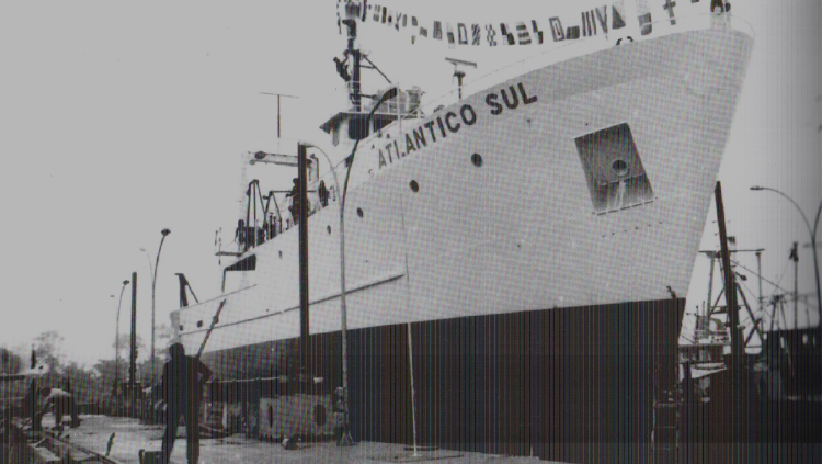 A FURG recebe o navio de pesquisa oceanográfico Atlântico Sul.